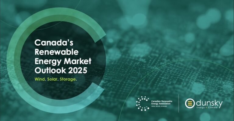 Promotional banner image: Canada’s Renewable Energy Market Outlook 2025